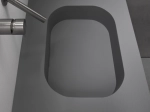 Plan vasque système d’évacuation discret L 50 à 201 x P 40 à 51 cm, finition lisse mate, 10 couleurs, Anti bactérien, résine Akrytan® teinté dans la masse, Livraison Offerte.